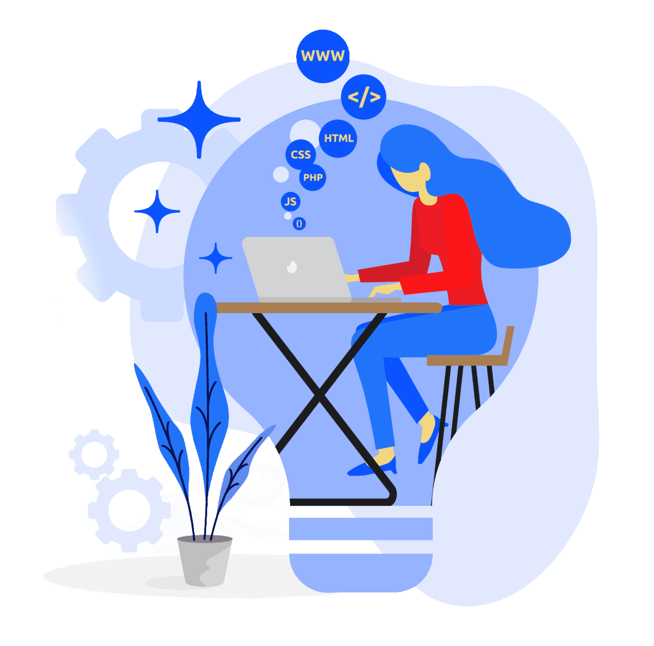 Developer illustration